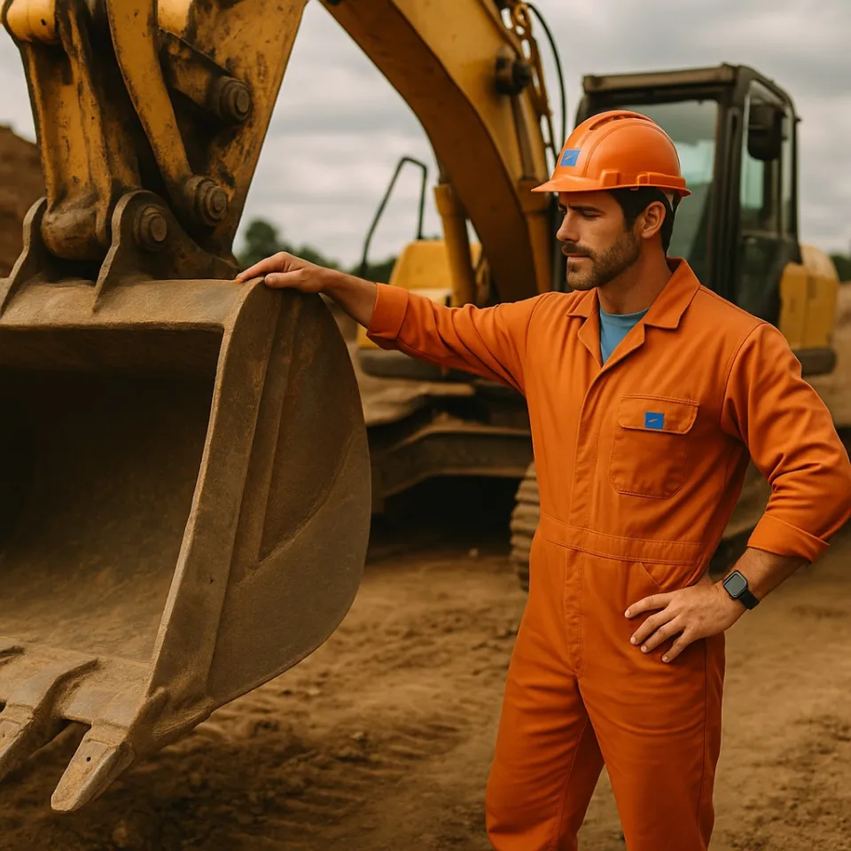 Jovem assistente técnico hidráulico